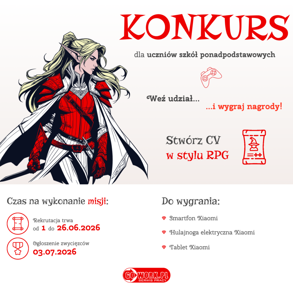 Konkurs Gamer CV – pierwszy krok na rynku pracy i szansa na atrakcyjne nagrody